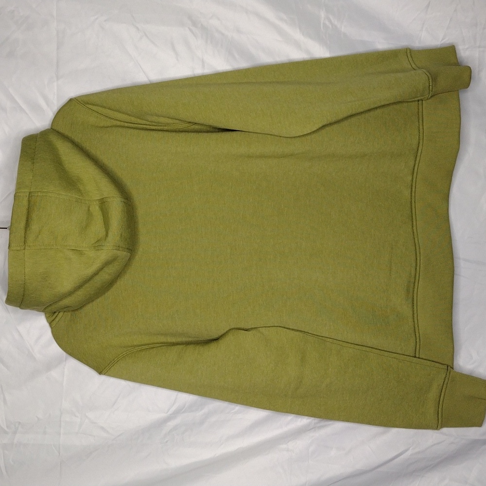Carhartt Relaxed Fit Midweight Logo Sleeve Fleece Hoodie Olive Green  Womens XL - Picture 5 of 6